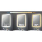 Oglinda Fluminia Picasso-In 60, ovala, cu iluminare LED - imagine 3