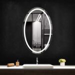 Oglinda Fluminia Picasso-In 60, ovala, cu iluminare LED - imagine 4