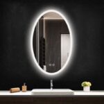 Oglinda Fluminia Picasso-Ex 60, ovala, cu iluminare LED - imagine 4