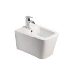 Bideu suspendat Fluminia Paris, alb