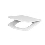 Capac WC Cersanit Easy cu Soft-Close si Easy Off, alb