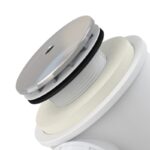 Sifon cadita dus Alcaplast, 66 mm, cu inaltime redusa, cu cot evacuare, crom - imagine 4