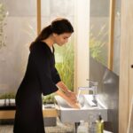 Baterie lavoar cu ventil Hansgrohe Metropol 110, crom - imagine 3