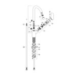 Baterie de bucatarie cu monocomanda Hansgrohe Logis M31 260, crom - imagine 4