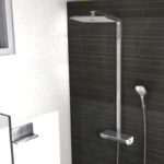 Coloana de dus cu termostat Hansgrohe Raindance Select E 360 SHP, crom - imagine 3