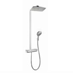 Coloana de dus cu termostat Hansgrohe Raindance Select E 360 SHP, crom
