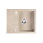 Chiuveta granit Ferro Mezzo II, dreptunghiulara, 1 cuva cu picurator, 580x480 mm, nisip