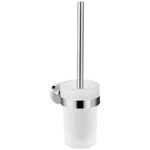 Suport cu perie WC Hansgrohe Logis Universal, crom
