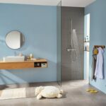 Baterie dus termostatata Hansgrohe Ecostat E, crom - imagine 2