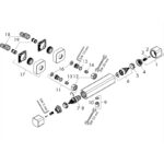 Baterie dus termostatata Hansgrohe Ecostat E, crom - imagine 4