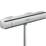 Baterie dus termostatata Hansgrohe Ecostat E, crom