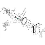 Baterie incastrata cada-dus Hansgrohe Metropol, auriu lucios - imagine 2