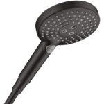 Para de dus Hansgrohe Raindance Select S 120, 3 jeturi, negru mat