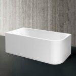 Cada freestanding Florida Maugli, 150x75 cm, de colt stanga, alb - imagine 2