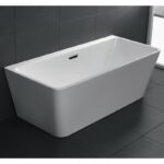 Cada freestanding dreptunghiulara Florida Alvaro New, 170x78 cm, alb - imagine 2