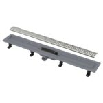Rigola pentru dus Alcaplast Simple cu gratar inox, lungime 850 mm