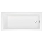 Cada dreptunghiulara Villeroy&Boch Targa Plus Solo, 170x75 cm, alb