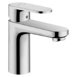 Baterie lavoar Hansgrohe Vernis Blend 100, cu ventil, crom