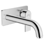 Baterie lavoar cu pipa Hansgrohe Vernis Shape, montaj incastrat, crom