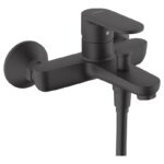 Baterie cada/dus Hansgrohe Vernis Blend, negru mat