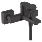 Baterie cada/dus Hansgrohe Vernis Shape, negru mat