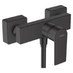 Baterie dus Hansgrohe Vernis Shape, negru mat