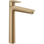Baterie inalta de lavoar cu ventil Hansgrohe Talis E 240, bronz periat