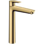 Baterie inalta de lavoar cu ventil Hansgrohe Talis E 240, auriu lucios