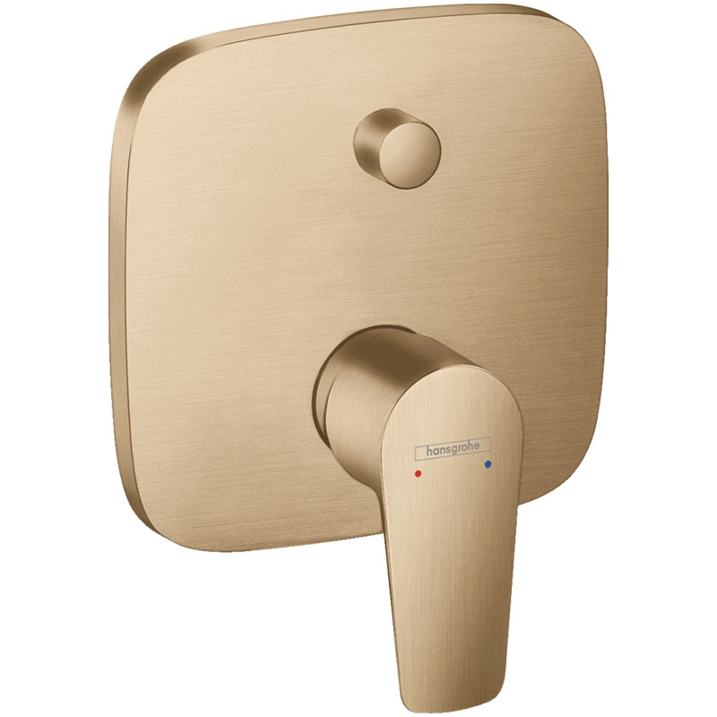 Baterie incastrata cada-dus Hansgrohe Talis E, bronz periat - imagine 1