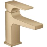 Baterie lavoar cu ventil Hansgrohe Metropol 100, bronz periat