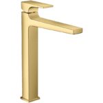Baterie inalta de lavoar cu ventil Hansgrohe Metropol 260, auriu lucios