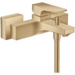 Baterie cada-dus Hansgrohe Metropol, bronz periat