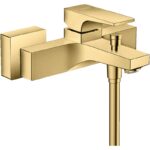 Baterie cada-dus Hansgrohe Metropol, auriu lucios