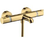 Baterie termostatata cada-dus Hansgrohe Ecostat Comfort, auriu lucios