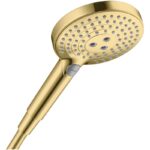 Para de dus Hansgrohe Raindance Select S 120, 3 jeturi, auriu lucios