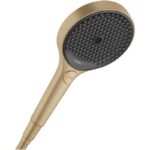 Para de dus Hansgrohe Rainfinity 130, 3 jeturi, bronz periat