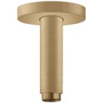 Brat de dus Hansgrohe montaj pe tavan, lungime 10 cm, bronz periat