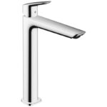 Baterie inalta de lavoar Hansgrohe Logis Fine 240, fara ventil, crom