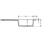 Chiuveta de bucatarie Hansgrohe SilicaTec, 1 cuva cu picurator, 105x51 cm, negru grafit - imagine 4