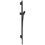 Bara de dus Hansgrohe Unica S Puro, cu furtun 65 cm, negru mat