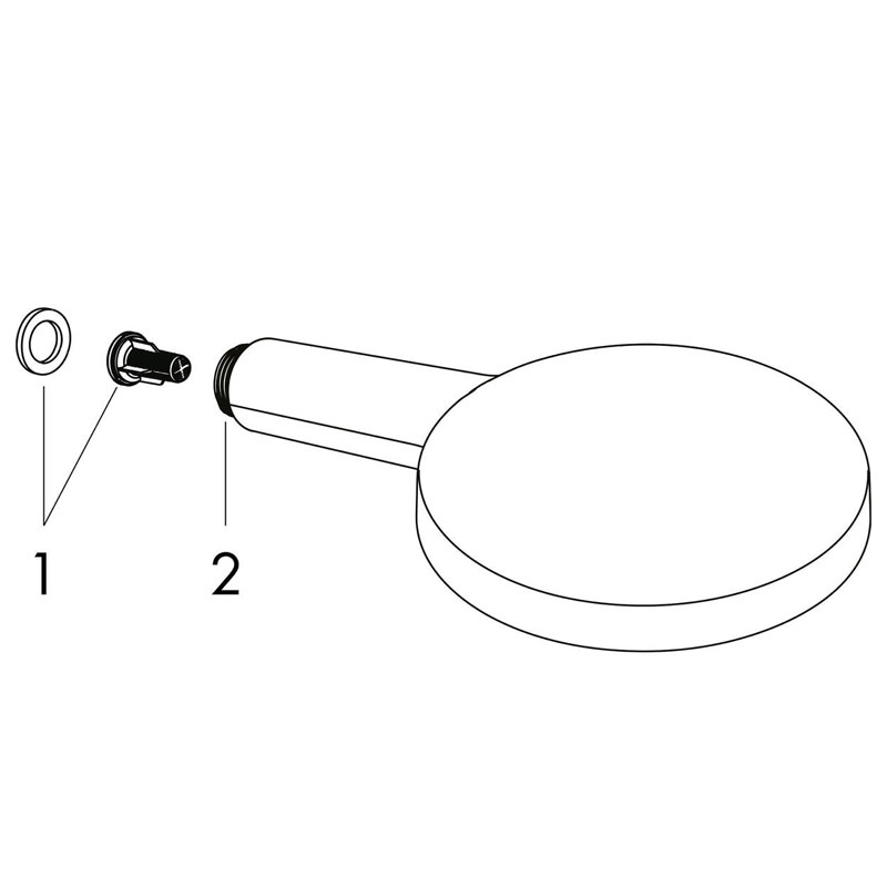 Para de dus Hansgrohe Raindance Select S 120, 3 jeturi, auriu lucios - imagine 3