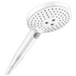 Para de dus Hansgrohe Raindance Select S 120, 3 jeturi, alb mat