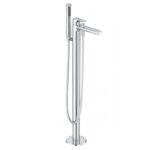 Baterie stativa cada-dus Kludi Zenta SL, pentru cada freestanding, crom