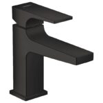 Baterie lavoar cu ventil Hansgrohe Metropol 100, negru mat