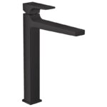 Baterie inalta de lavoar cu ventil Hansgrohe Metropol 260, negru mat