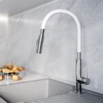 Chiuveta granit Ferro Mezzo II, dreptunghiulara, 1 cuva cu picurator, 580x 480 mm, gri - imagine 2