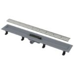 Rigola pentru dus Alcaplast Simple cu gratar inox, lungime 950 mm