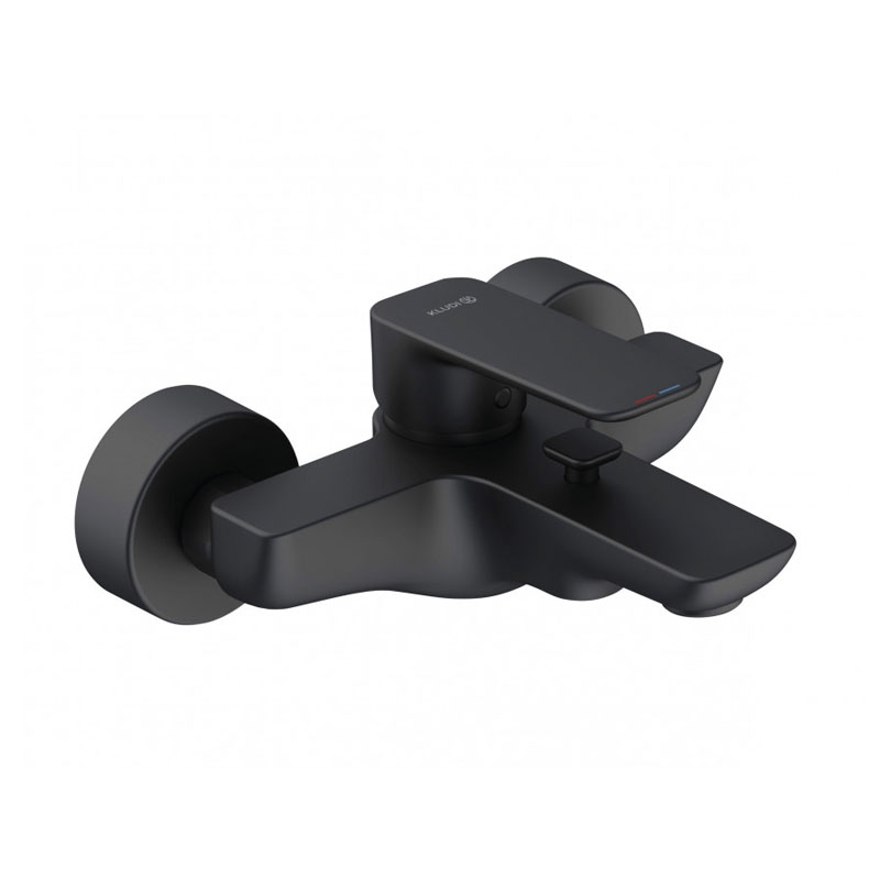 Baterie cada-dus Kludi Pure&Style, negru mat - imagine 1