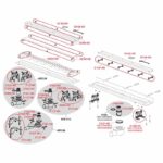 Rigola pentru dus Alcadrain cu capac faiantabil, lungime 550 mm - imagine 3