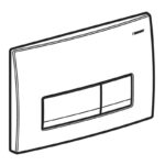 Clapeta cu dubla actionare Geberit Delta 50, negru lucios - imagine 4
